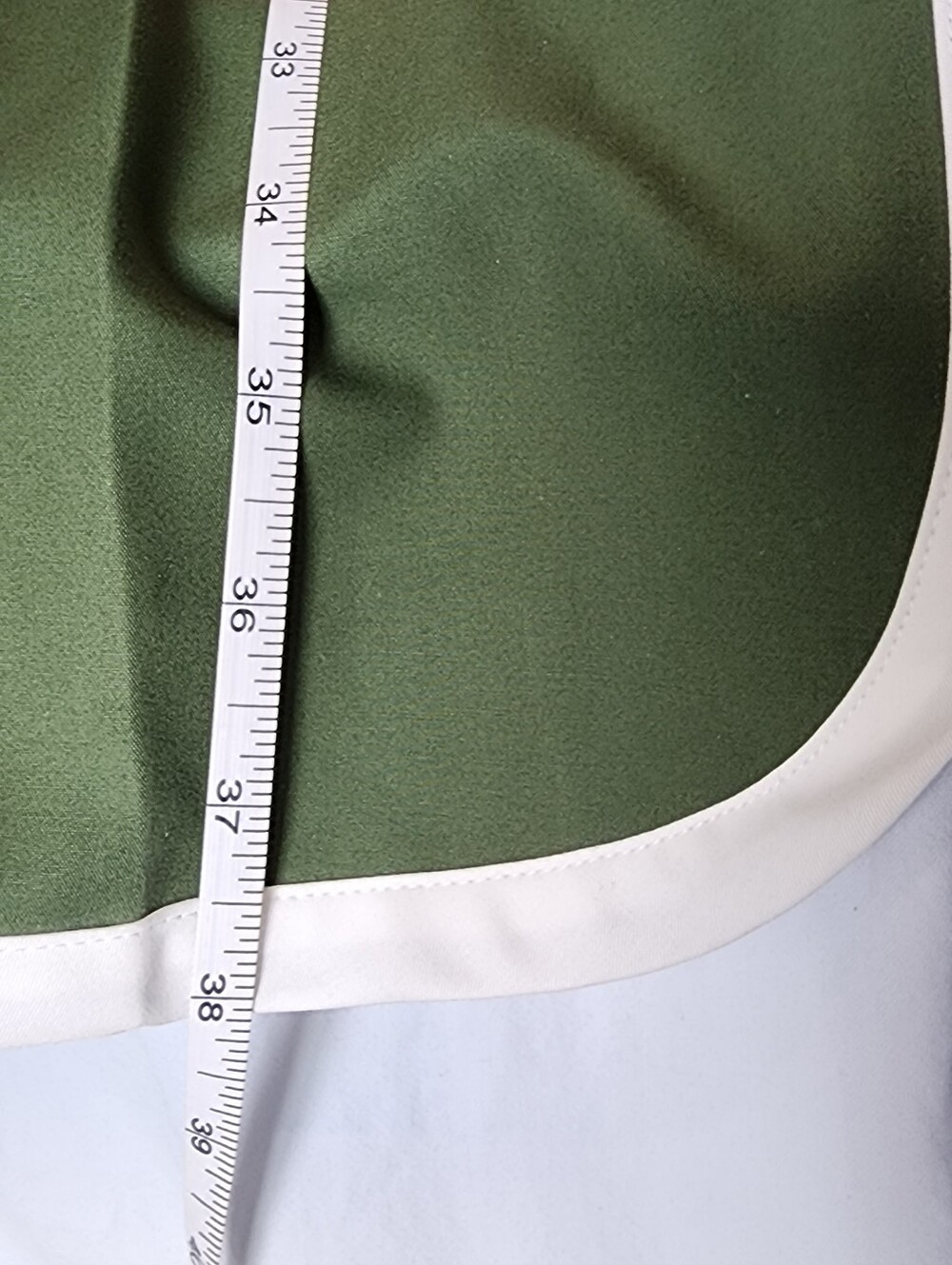 Dries Van Noten Olive Green Striped Cotton Straight-Leg Pants EU 38 - Picture 15 of 15